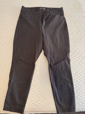 Old Navy Women's Dark Gray Straight Leg Trousers